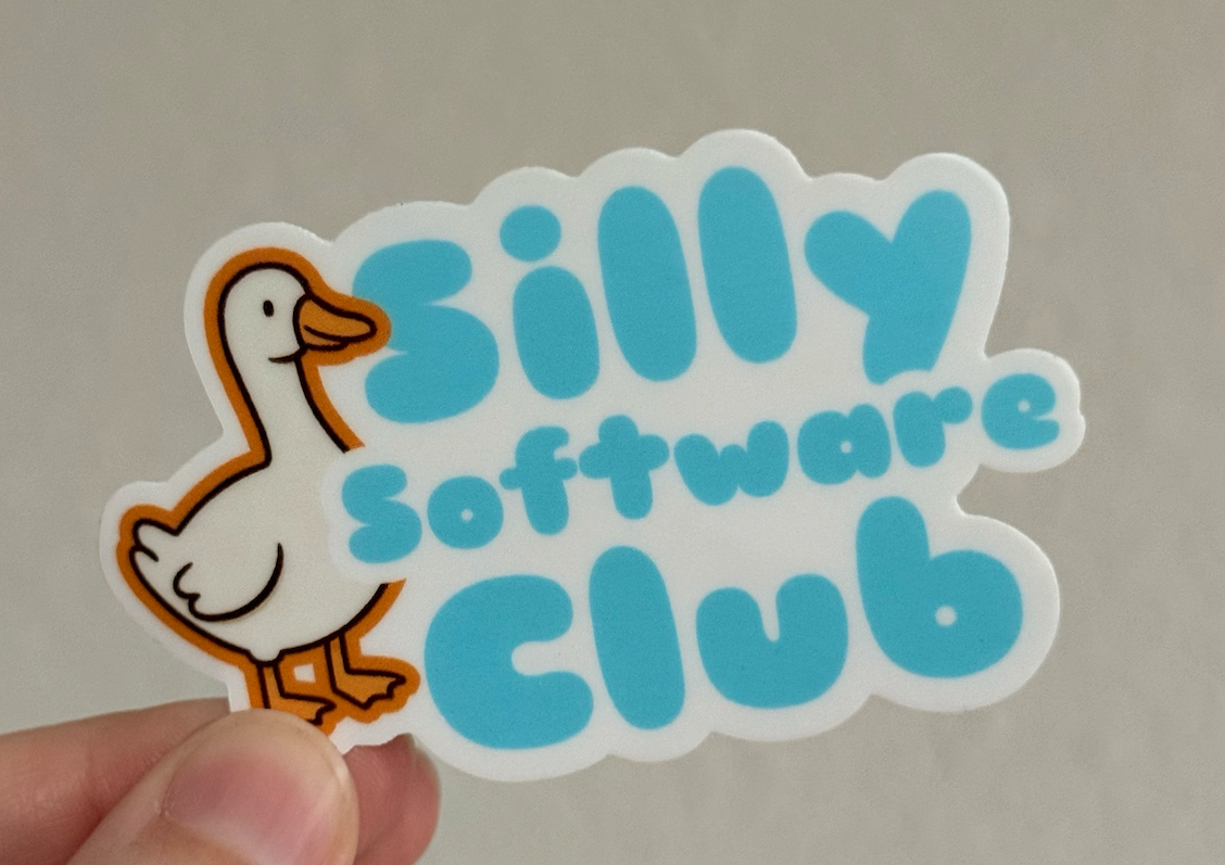 Silly Software Club stickers